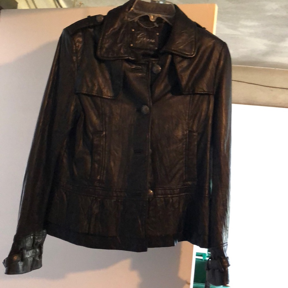 Guess leather jacket